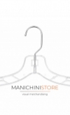 50-Piece Space-Saving Clear Crystal Plastic Hanger Set