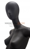Manichino donna Collezione Artemide - posa 6 antracite