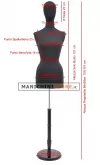 Busto donna sartoriale professionale con testa e braccia TG. 40/42 Small+