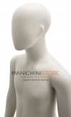 Manichino bambino 8 anni - bianco
