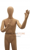 Flexible male mannequin in polyurethane foam - 15 years old