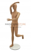 Flexible male mannequin in polyurethane foam - 15 years old