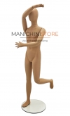 Flexible female mannequin in polyurethane foam - 15 years old