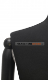 Busto uomo black lycra con braccia legno