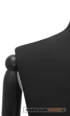 Busto uomo black lycra con braccia legno