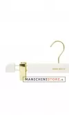 Gruccia portapantalone in resina 39 cm - verniciato bianco