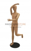 Flexible male mannequin in polyurethane foam
