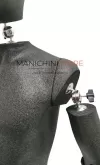 Manichino uomo per moto con testa e spalle snodate