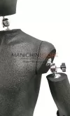 Manichino donna per moto con testa e spalle snodate