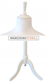 Busto donna total white con treppiede