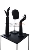 Cubo-Tavolo in filo ferro nero 60 cm