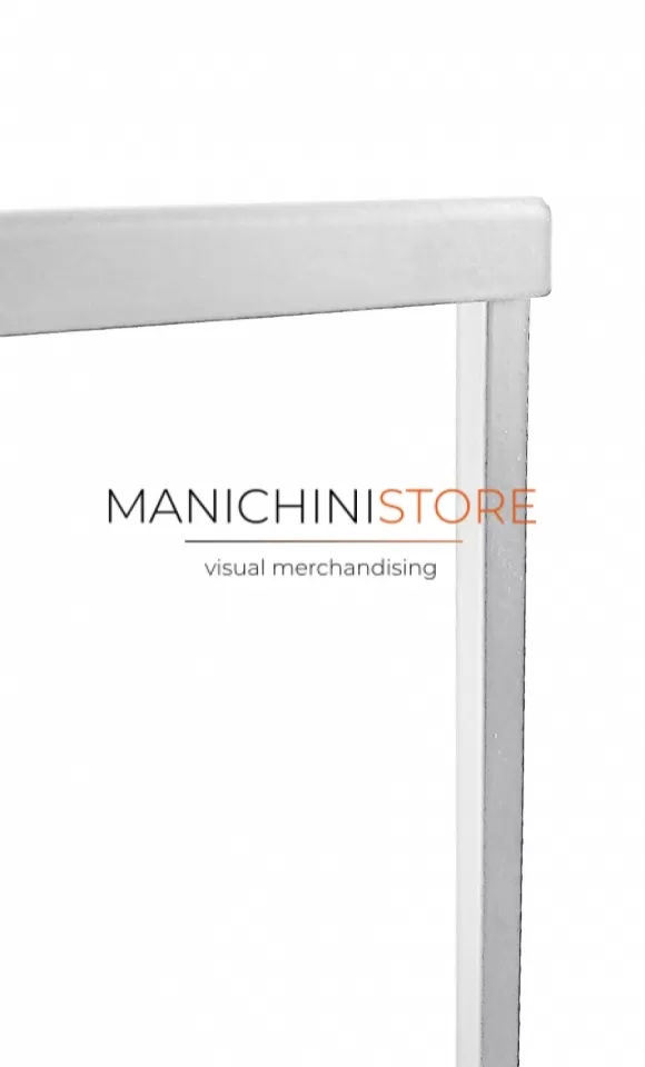 Cubo-Tavolo in filo ferro bianco 60 cm