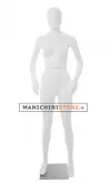 Manichino donna testa uovo in plastica