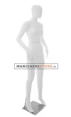 Manichino donna testa uovo in plastica