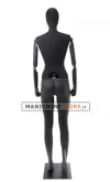 Manichino donna Plastic Lycra con braccia in legno