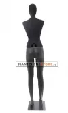 Manichino donna Plastic Lycra testa uovo senza braccia