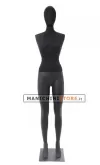 Manichino donna Plastic Lycra testa uovo senza braccia