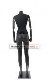 Manichino donna Plastic Lycra con braccia in legno senza testa