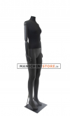 Manichino donna Plastic Lycra con braccia in legno senza testa