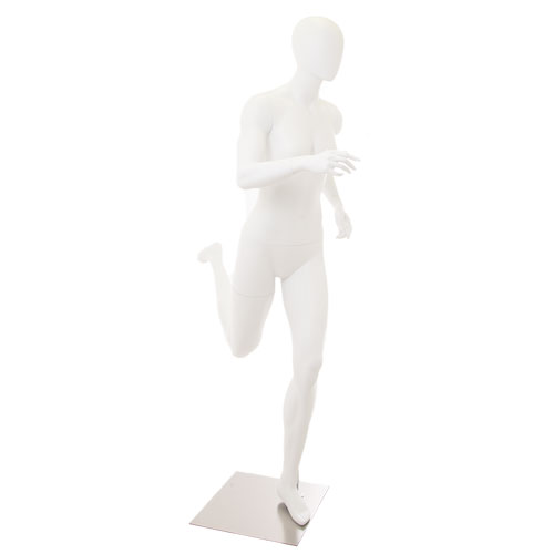 Manichino sportivo donna dalla testa a uovo - Runner