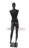 Manichino donna Plastic Lycra testa uovo senza braccia