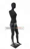 Manichino donna Plastic Lycra testa uovo senza braccia