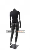 Manichino donna Plastic Lycra con braccia in legno senza testa
