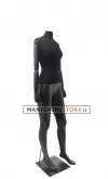 Manichino donna Plastic Lycra con braccia in legno senza testa