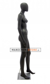 Manichino donna testa a uovo - Piombo