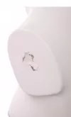 Manichino donna testa uovo in plastica - usato