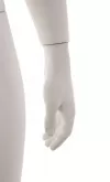Manichino uomo testa uovo bianco - ex noleggio 