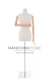 busto donna lino con braccia