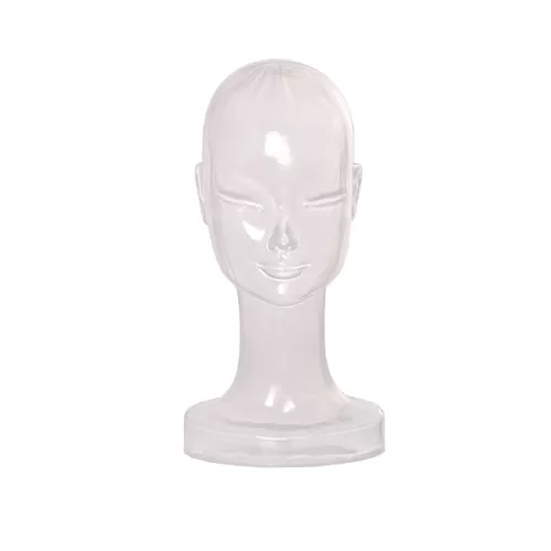 Testa donna porta accessori trasparente