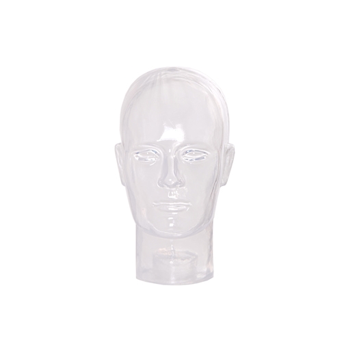 Trasparent accessories holder - male head