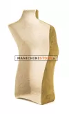 Torso display gioielli cartapesta oro