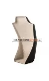 Busto display gioielli a V grande nero