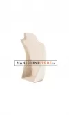 Busto display gioielli a V piccolo bianco