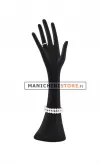 Mano portagioie in velluto nero cod.639 FL