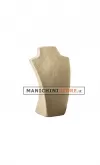 Busto display gioielli a V piccolo naturale