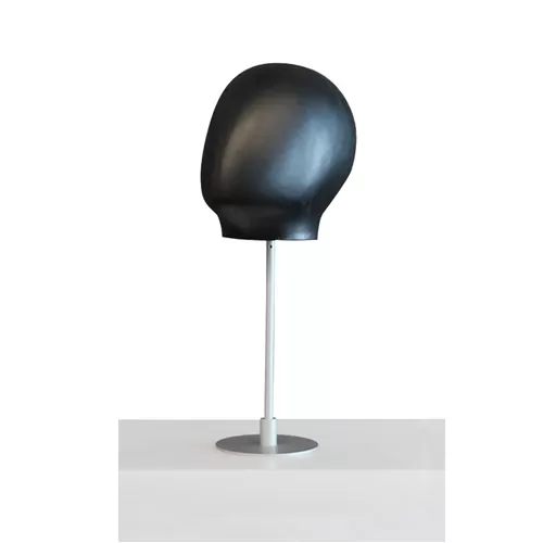 Testa a uovo porta accessori nera