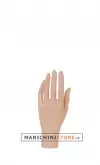 Mano donna per guanti