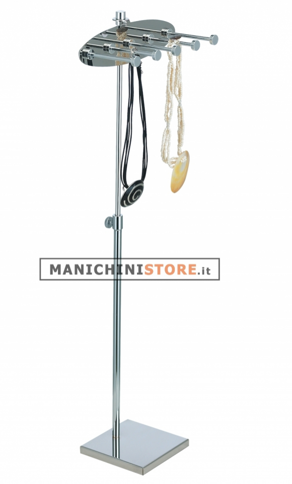 Height-adjustable accessories holder