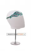 Testa a uovo donna porta accessori bianca