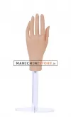 Mano donna per guanti con base in plexiglass