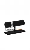 Espositore per bracciali singolo in velluto nero