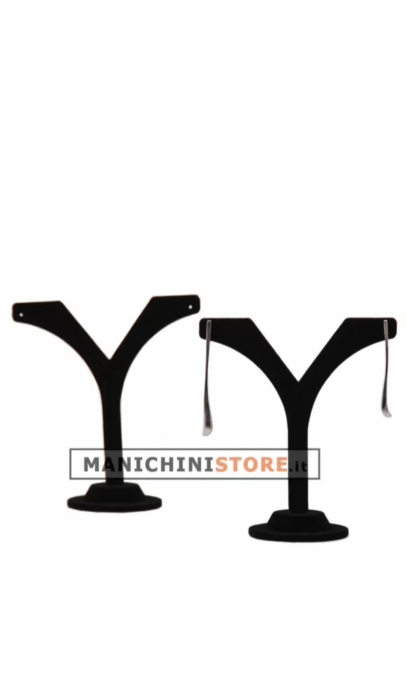 Espositori per orecchini in velluto nero