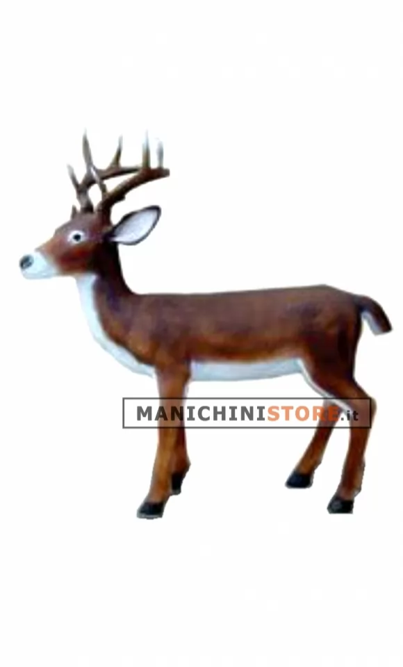 Renna per allestimento vetrina - REALISTICO