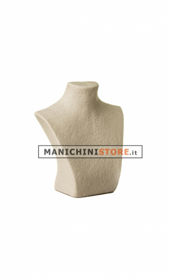 Necklaces holder in natural papier-mache - medium