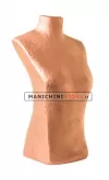 Torso display gioielli cartapesta rame