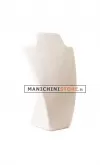 Busto display gioielli a V grande bianco